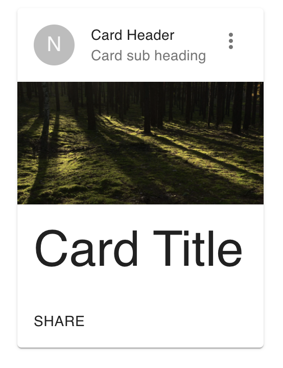 Material-UI card media