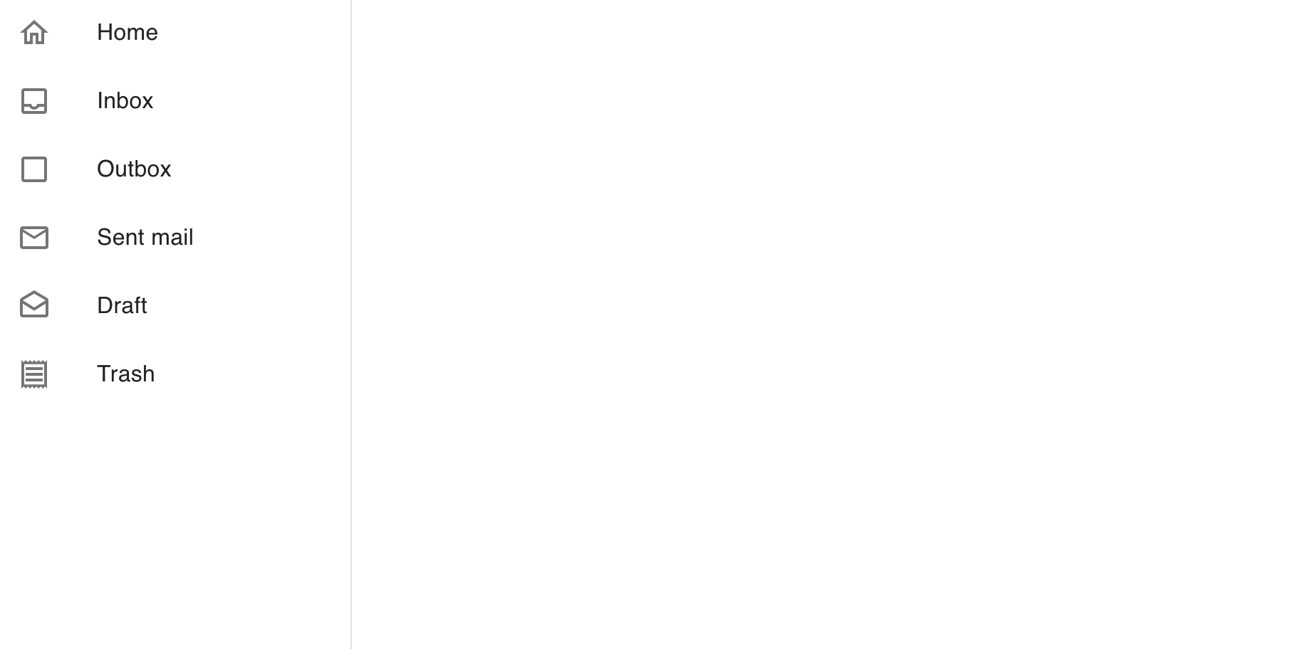 material-ui permanent navigation drawer