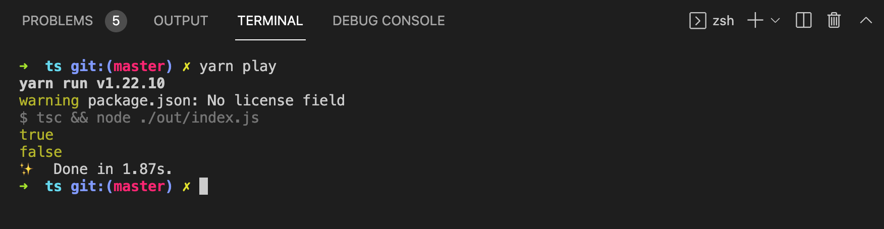 TypeScript array includes
